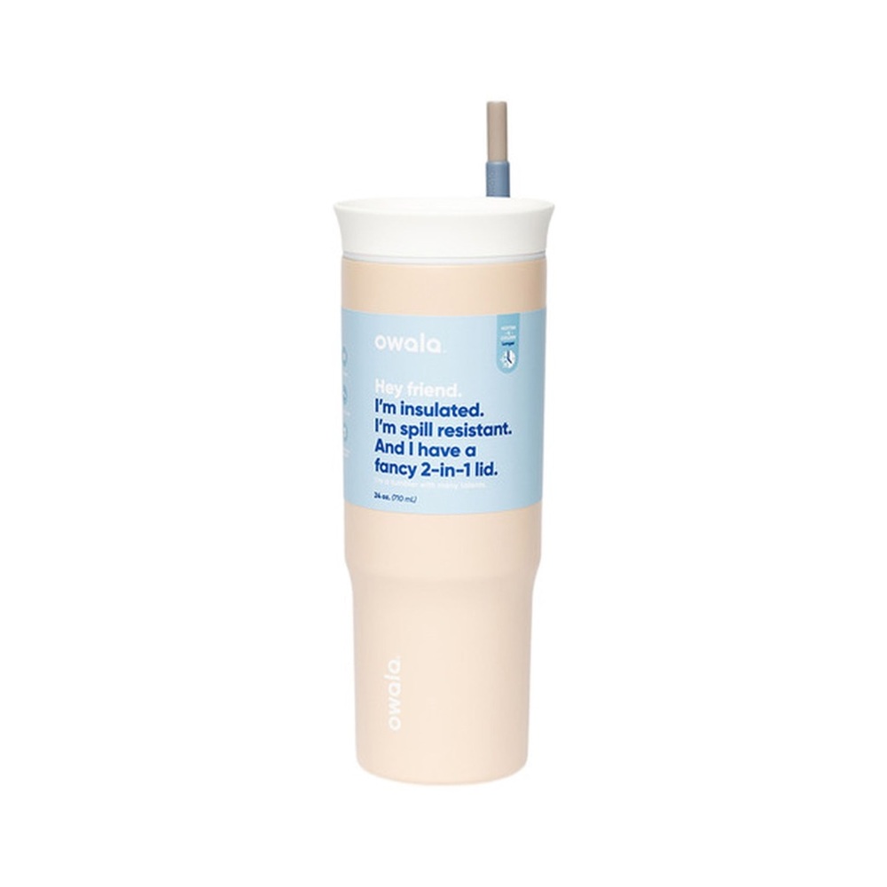 Owala 24oz Insulated Tumbler 2-in-1 Lid Spill Resistant New